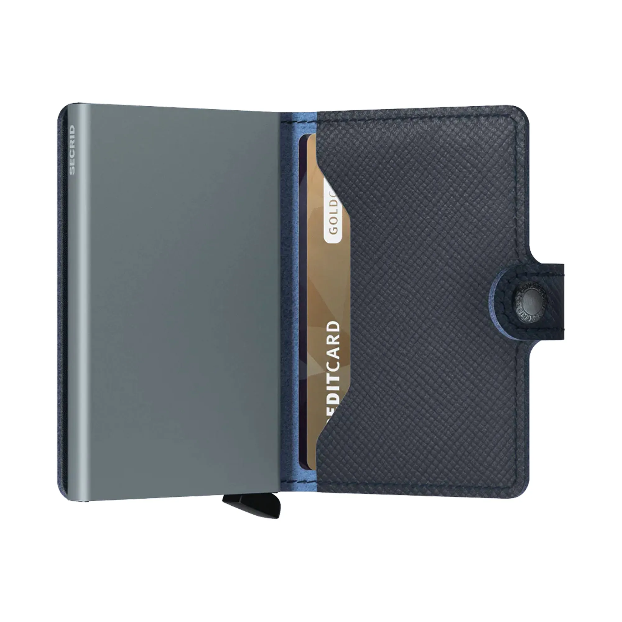 Secrid Mini Wallet Saffiano Navy