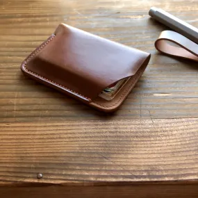 Shell Wallet / Simple / Vertical   Horizontal【Horween】シェルコードバンのシンプルなカードホルダー (縦 横型)