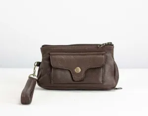 Thalia wallet - Terra brown leather