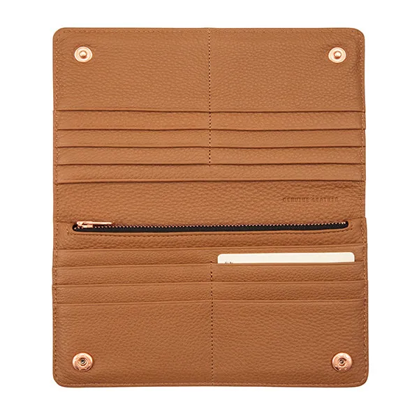 Triple Threat Wallet - Tan