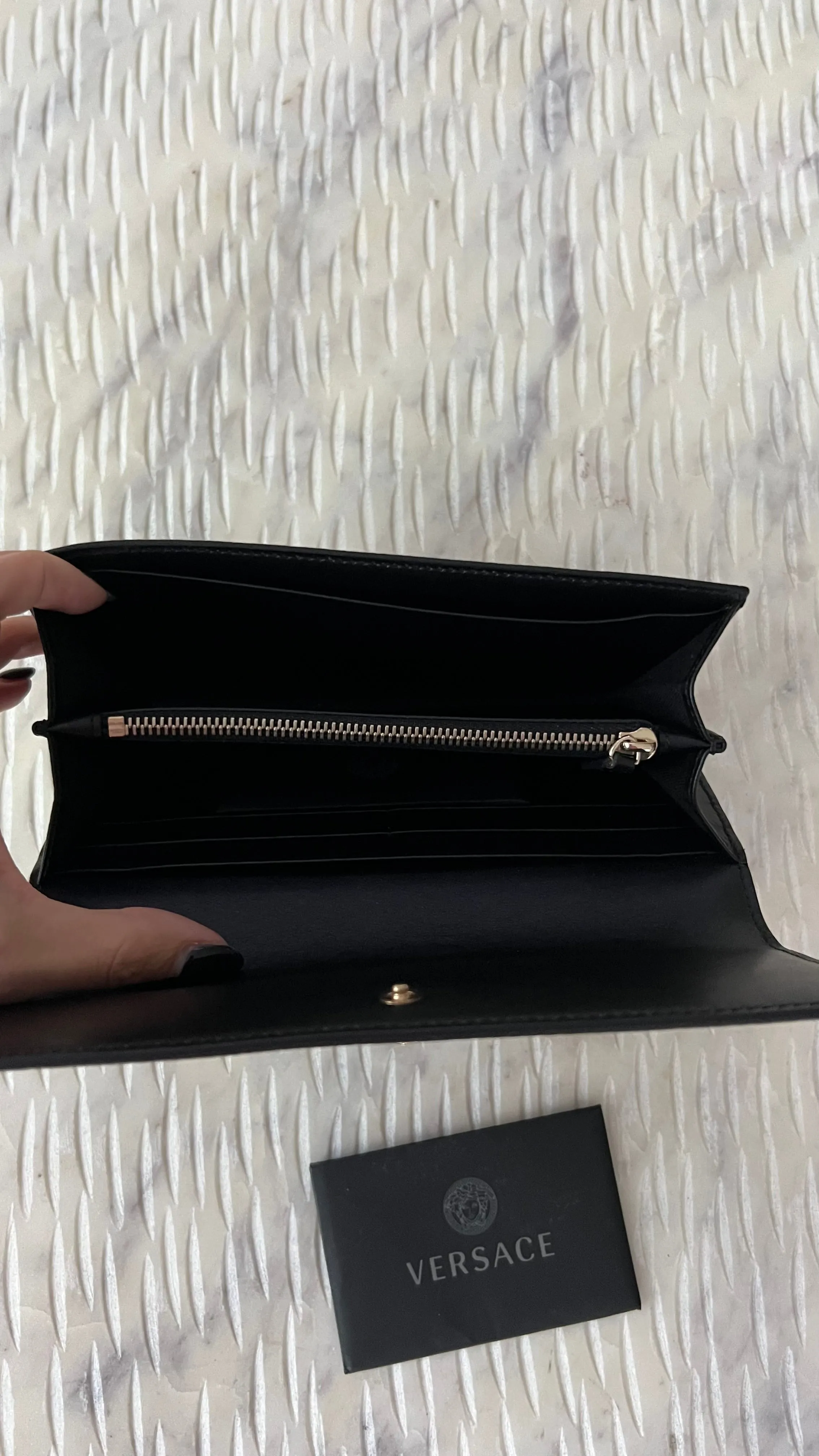 Versace Medusa Continental Long Wallet