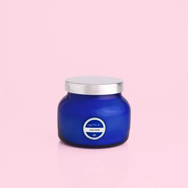 Volcano Blue Petite Jar, 8 oz