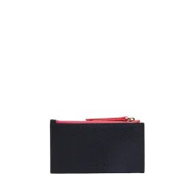 WALLET COMPACT - NAVY PEBBLE