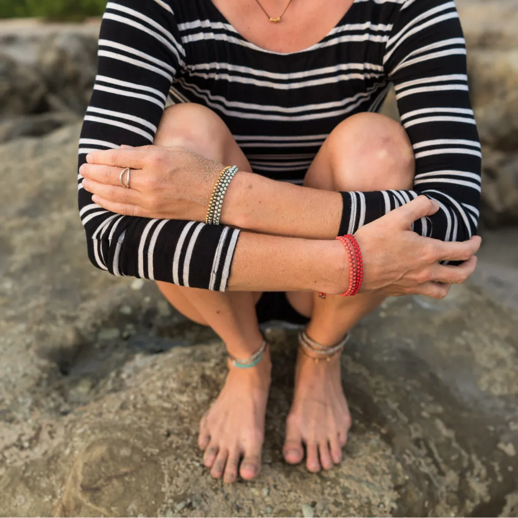 Waterweave Bracelet - Coral