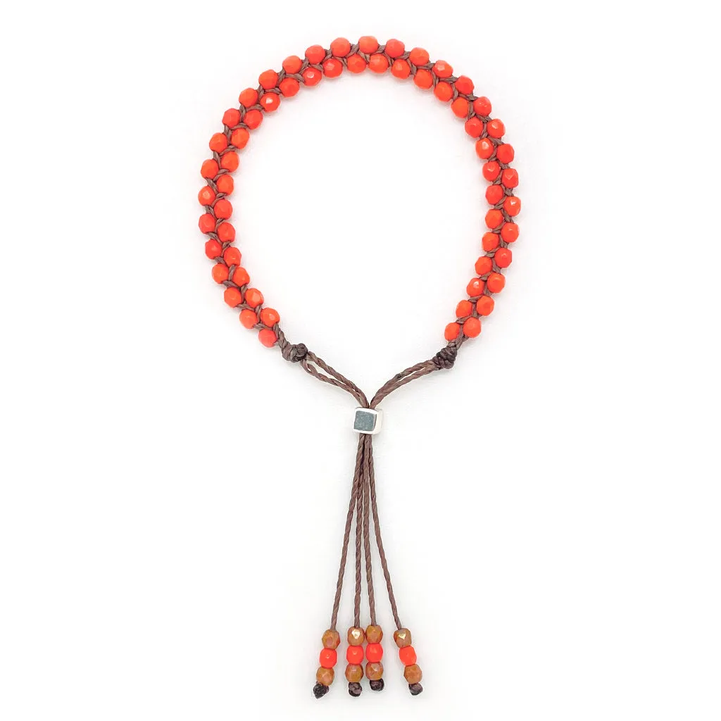 Waterweave Bracelet - Coral