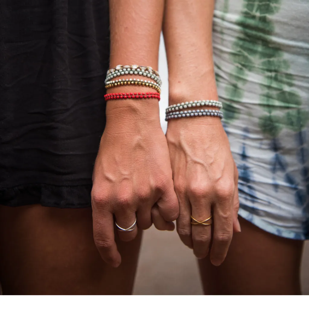 Waterweave Bracelet - Coral