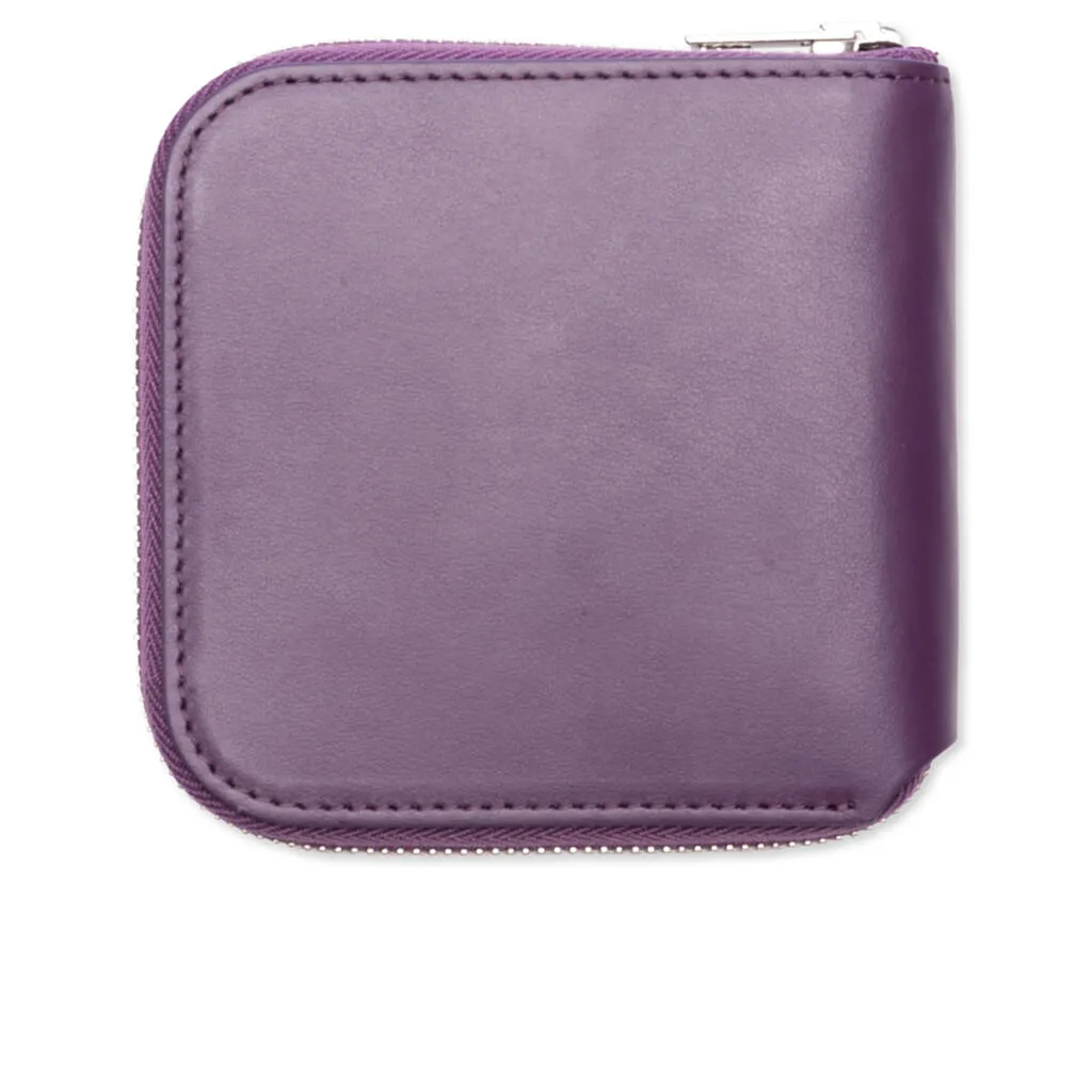 Zipped Wallet - Violet Purple